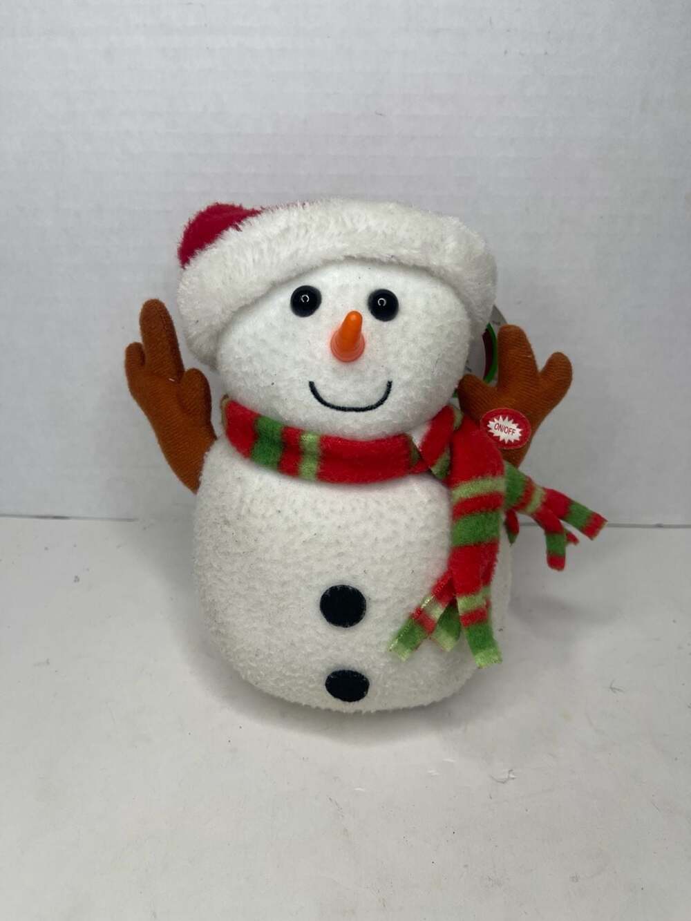 (Fully Works) Rare Winter Wonder Lane Animated Talking Repeating Snowman Plush